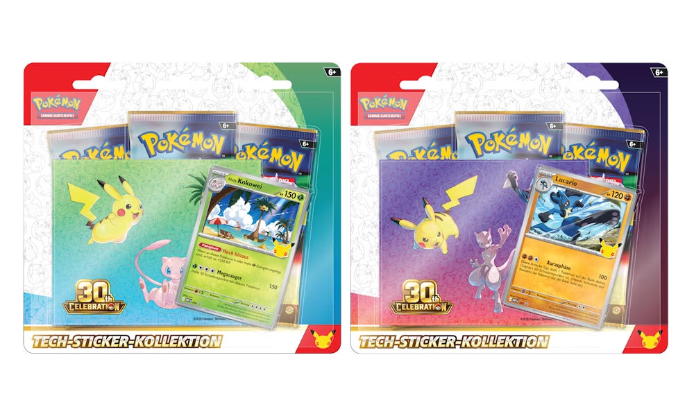 Pokemon - 30 Jahre Tech-Sticker-Kollektion Alola-Kokowei