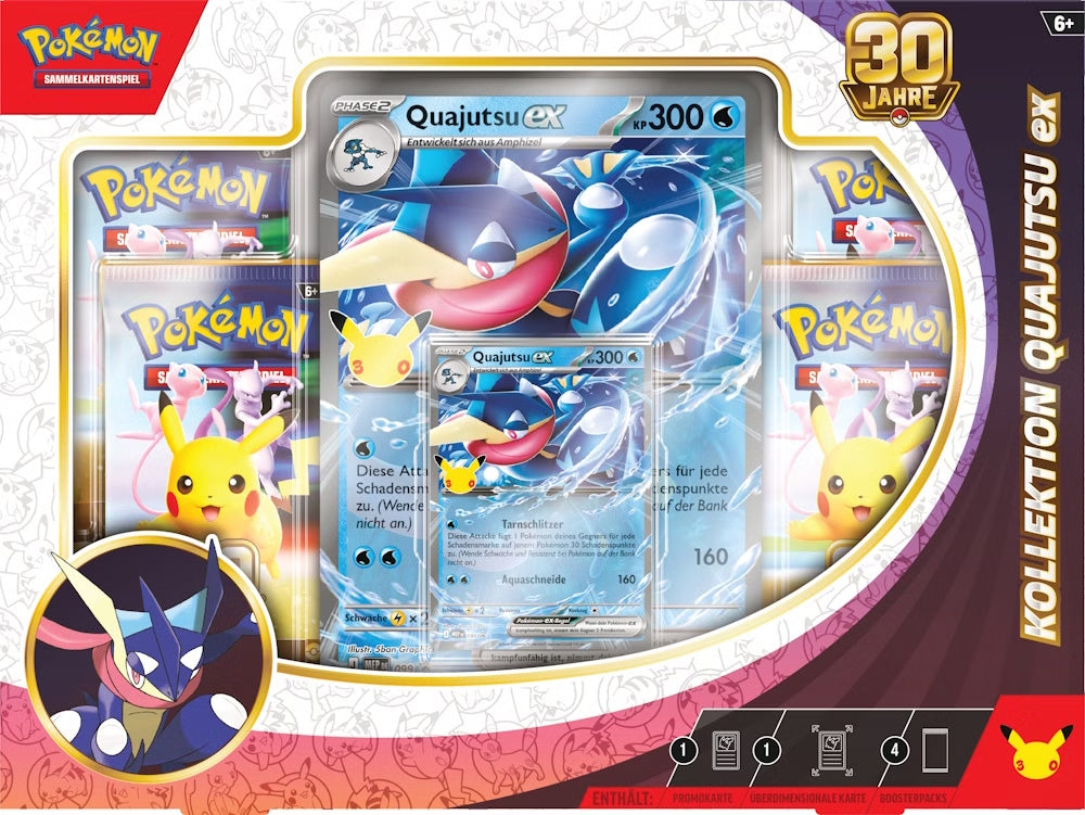 Pokemon - 30 Jahre Quajutsu-ex Kollektion
