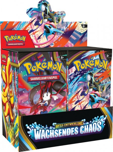 Pokémon Wachsendes Chaos Display (ME04) Deutsch (Presale)