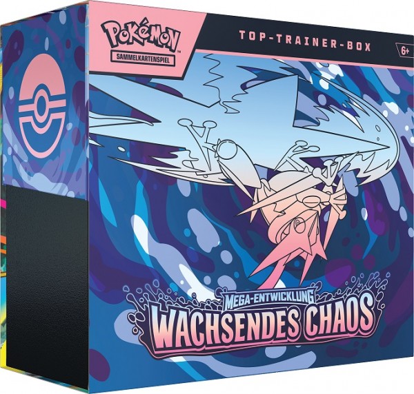 Pokémon Wachsendes Chaos Top Trainer Box (ME04) Deutsch (Presale)